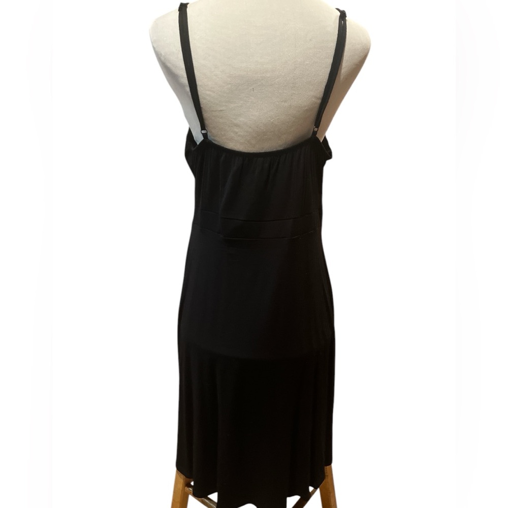 💚#2577 EUC Lascana for Venus Elegant Black and Cream Dress - Picture 4 of 10